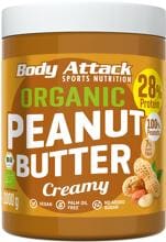 Body Attack Organic Peanut Butter, 1000 g Dose