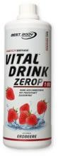 Best Body Nutrition Vital Drink Zerop, 1000 ml Flasche, Erdbeere