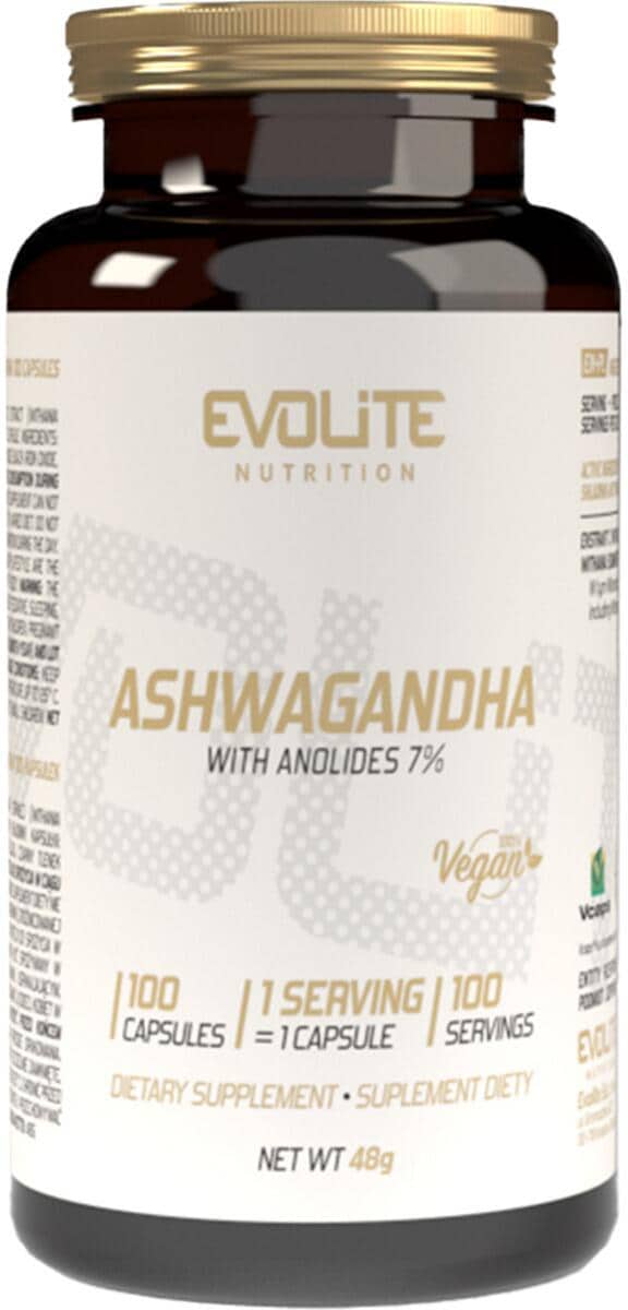 Evolite Ashwagandha 375 mg, 100 Kapseln
