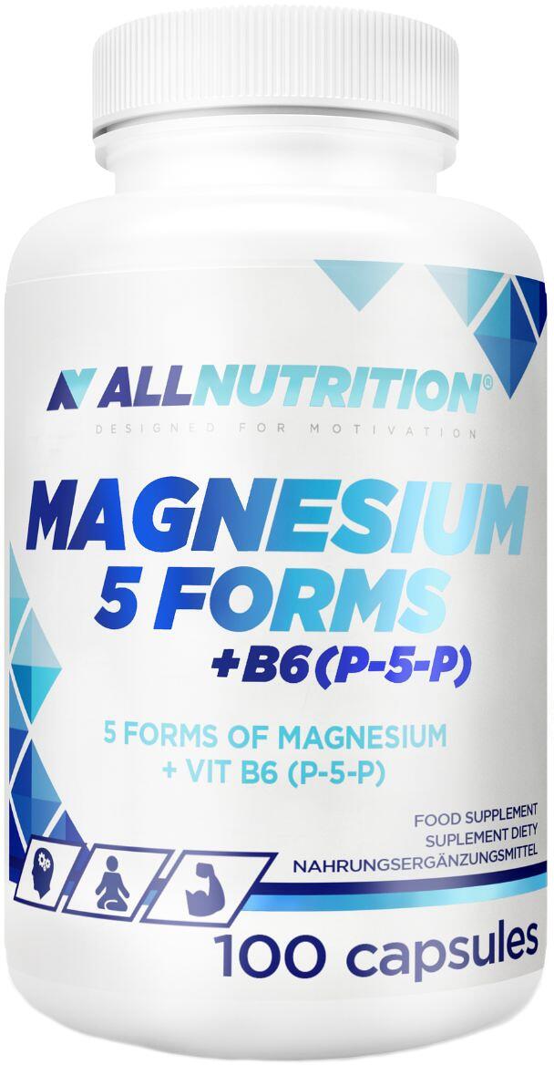 Allnutrition Magnesium 5 Forms + B6, 100 Kapseln
