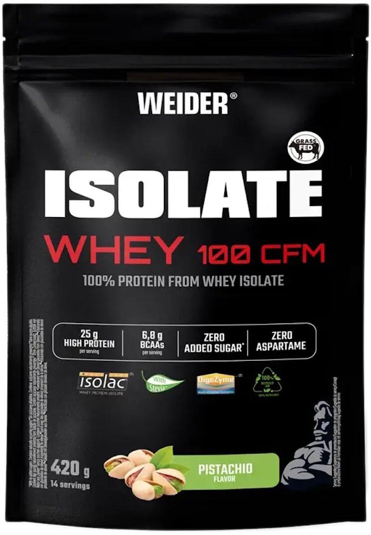 Weider Isolate Whey 100 CFM, 420 g Beutel, Pistachio