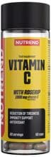 Nutrend Vitamin C with Rosehips Hagebutten-Extrakt, 60 Kapseln