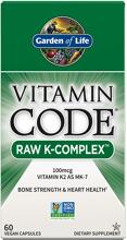 Garden of Life Vitamin Code RAW K-Complex, 60 Kapseln