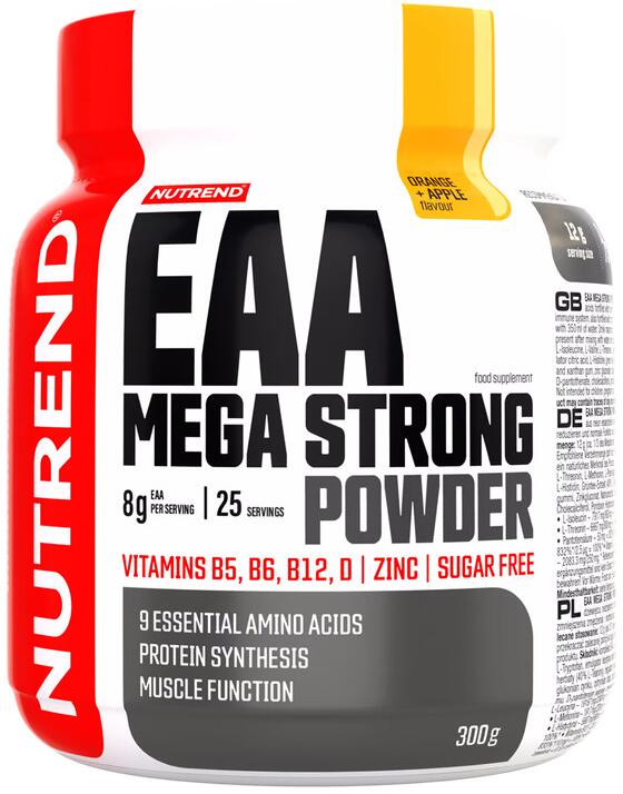 Nutrend EAA Mega Strong Powder, 300 g Dose, Orange & Apple