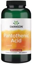 Swanson Pantothenic Acid - 500 mg, 250 Kapseln