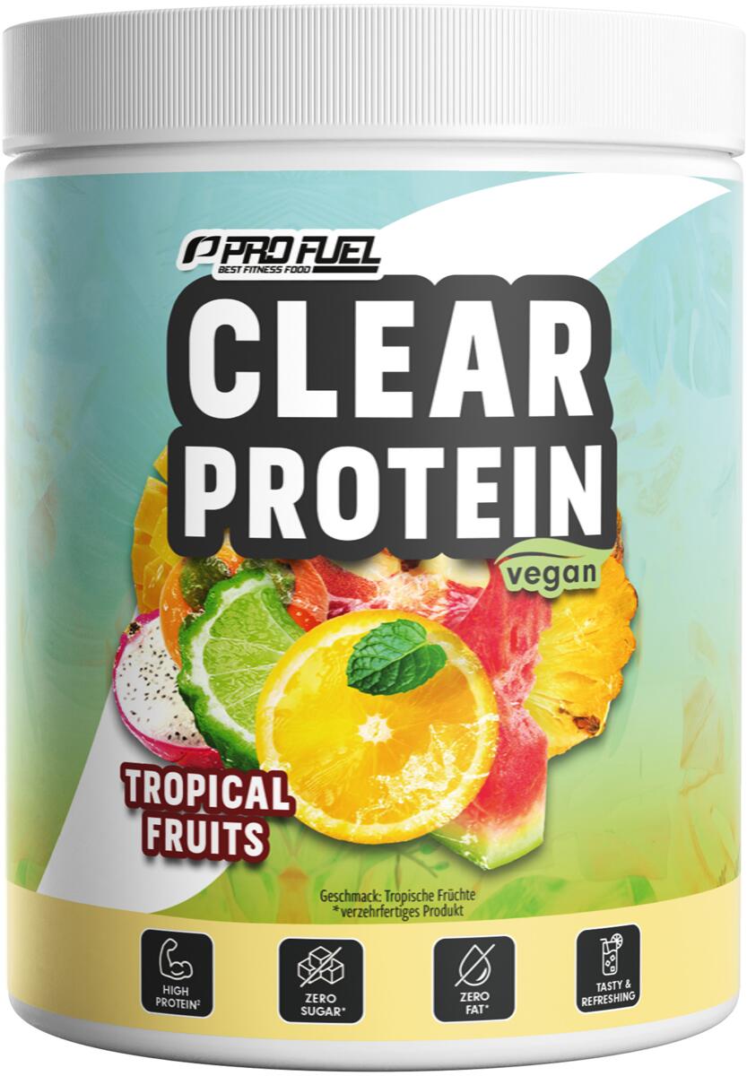 ProFuel Clear Protein Vegan, 360 g Dose, Tropical Fruits