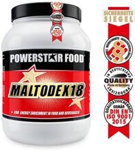 Powerstar Food MALTODEX 18 – Maltodextrin Pulver, 1500 g Dose