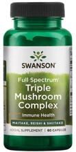 Swanson Full Spectrum Triple Mushroom Complex, 60 Kapseln