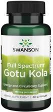 Swanson Full Spectrum Gotu Kola 435 mg, 60 Kapseln