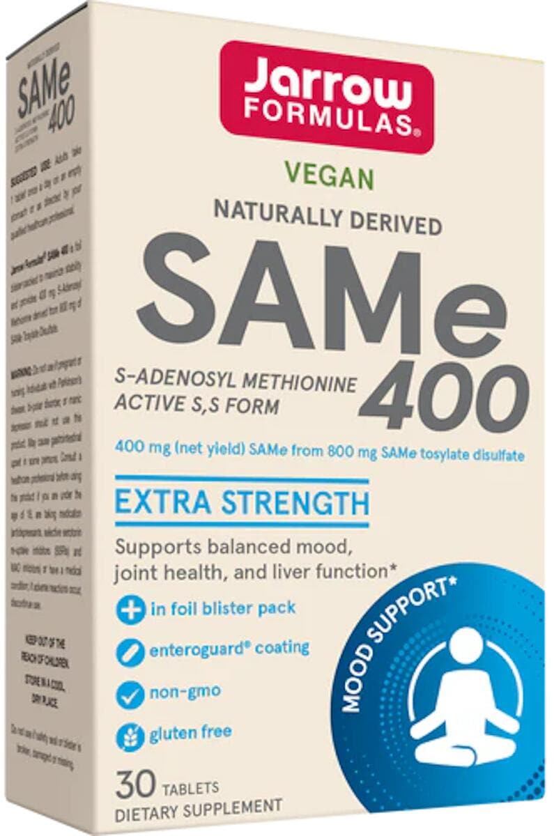 Jarrow Formulas SAMe - 400 mg, 30 Tabletten