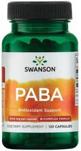 Swanson PABA 500 mg, 120 Kapseln