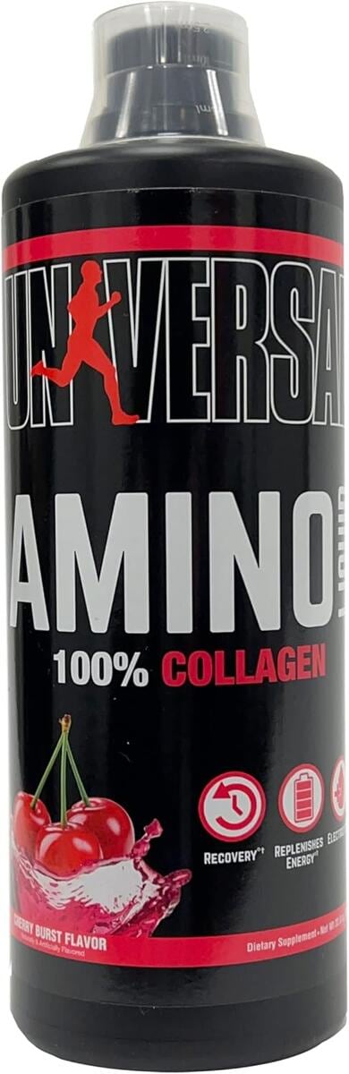 Universal Nutrition Amino Liquid, 1000 ml Flasche, Cherry Burst