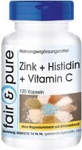 fair & pure Zink + Histidin + Vitamin C, 120 Kapseln Dose