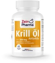 Zein Pharma Krill Öl Antarktis 500 mg, 60 Softgel-Kapseln
