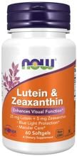 Now Foods Lutein 25 mg & Zeaxanthin 5 mg, 60 Softgels