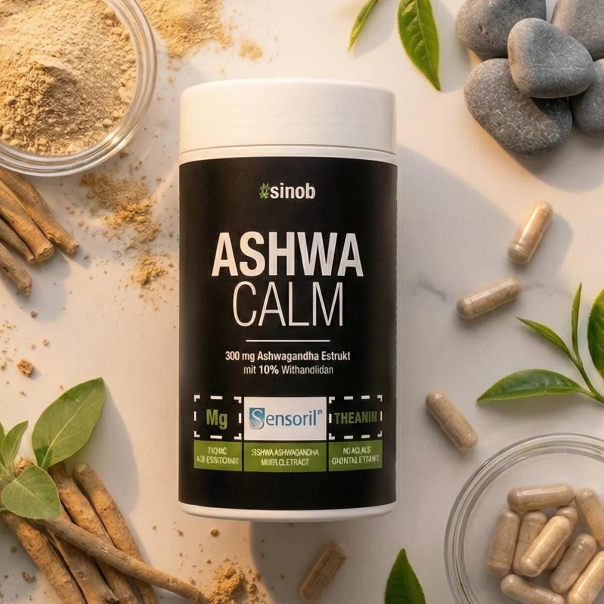#sinob Ashwagandha Ashwa Calm, 120 Kapseln
