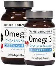 Dr. Heilbronner Omega 3 DHA + EPA Komplex + Astaxanthin,