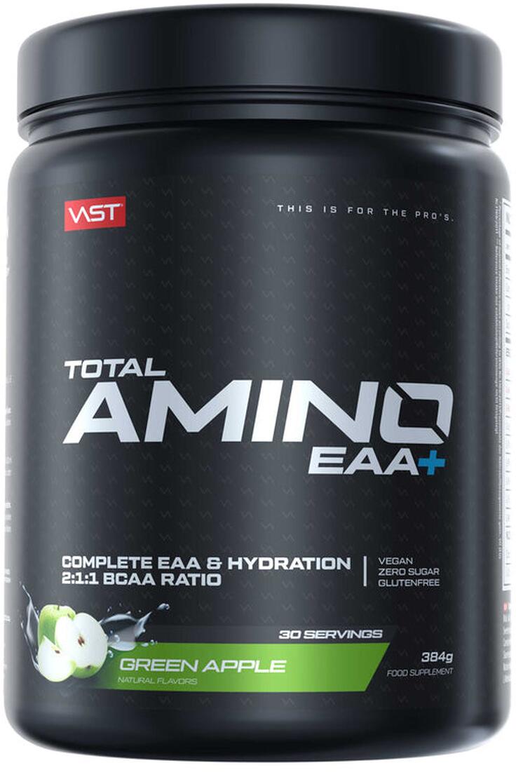 VAST Sports Total Amino EAA+, 384 g Dose, Green Apple