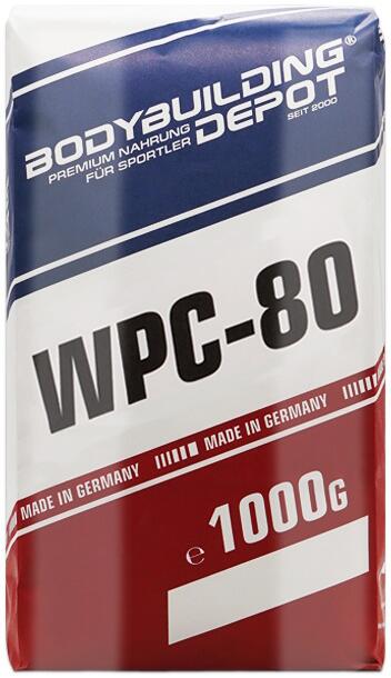 Bodybuilding Depot WPC-80 Whey Konzentrat, 1000 g Papiertüte, Kokos