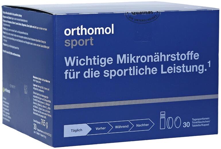 Orthomol Sport, Trinkfläschen/Tablette/Kapseln, 30 Tagesportionen