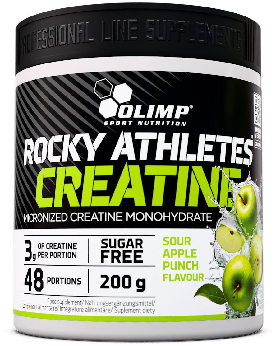 Olimp Rocky Athletes Creatine, 200 g Dose, Sour Apple Punch