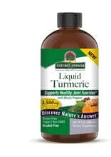 Natures Answer Liquid Turmeric with Black Pepper - 3500 mg, 480 ml Flasche