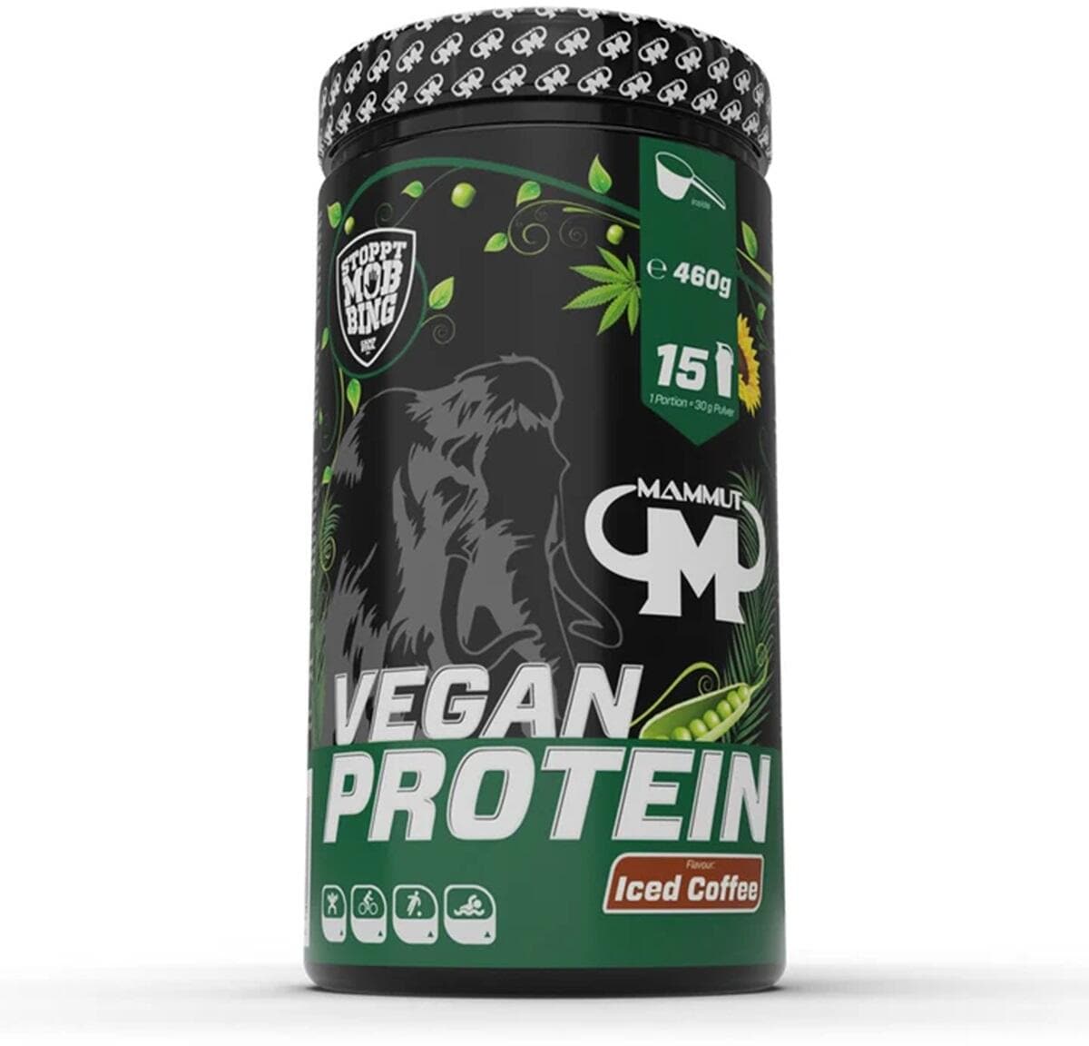 Mammut Nutrition Vegan Protein, 460 g Dose, Iced Coffee