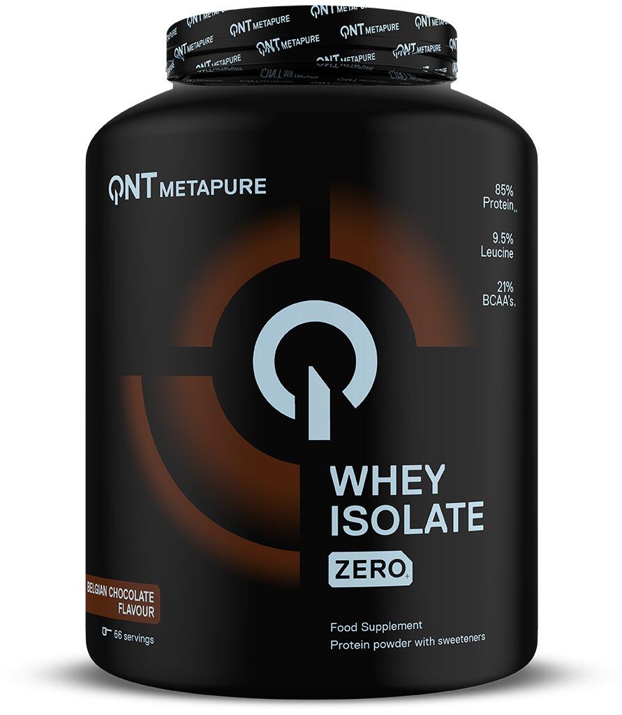 QNT Metapure Zero Carb Whey Isolate, 2000 g Dose, Belgian Chocolate