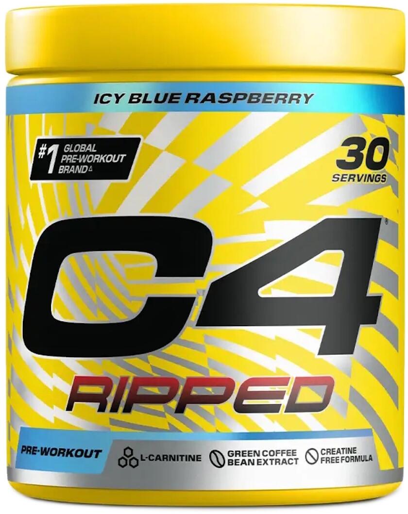 Cellucor C4 Ripped, 180 g Dose, Icy Blue Razz
