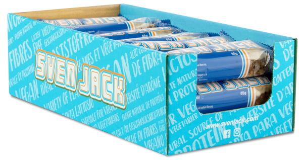 Sven Jack Haferflockenriegel, 20 x 65 g Riegel, Cookies & Cream