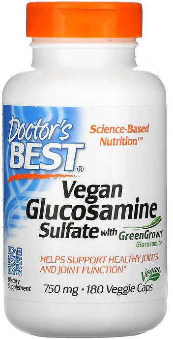 Doctors Best Vegan Glucosamine Sulfate with GreenGrown Glucosamine