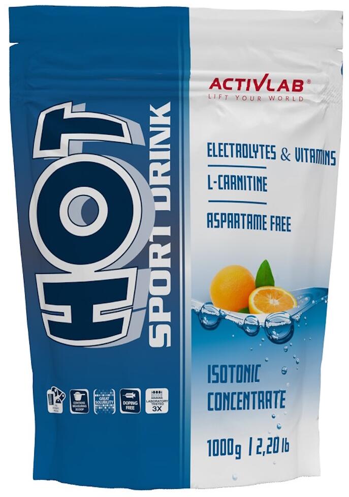 Activlab Hot Sport Drink, 1000 g Beutel, Orange