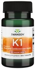 Swanson Vitamin K1 - 100 mcg, 100 Tabletten