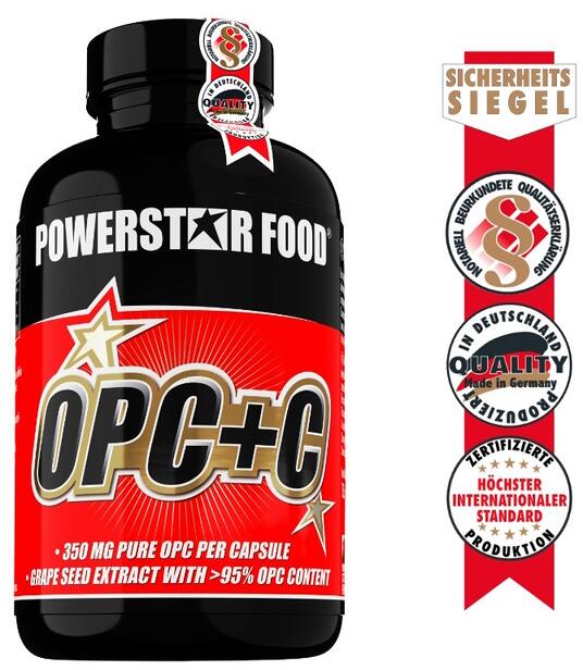 Powerstar Food OPC + C, 120 Kapseln