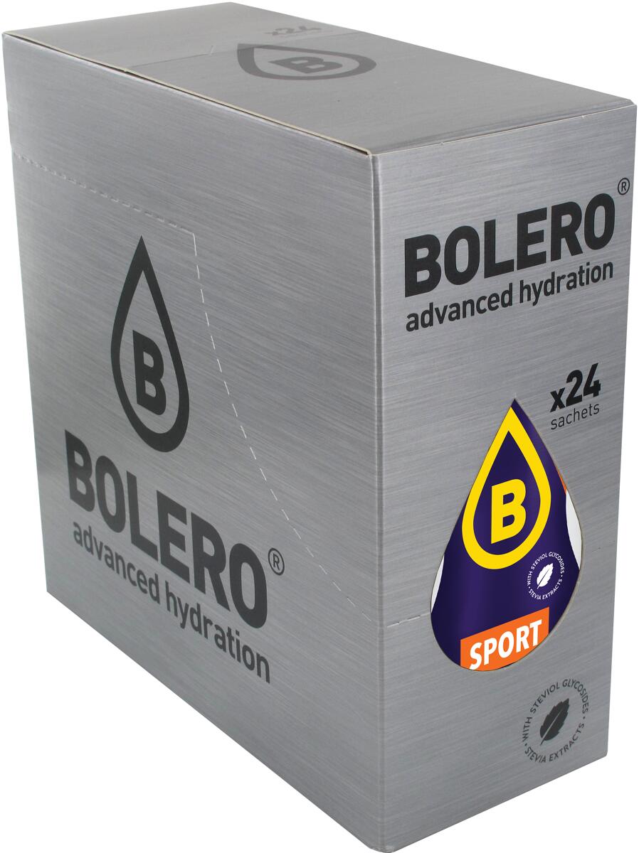 Bolero Drinks Getränkepulver, 24 x 9 g Sachets, Isotonic Sport Orange