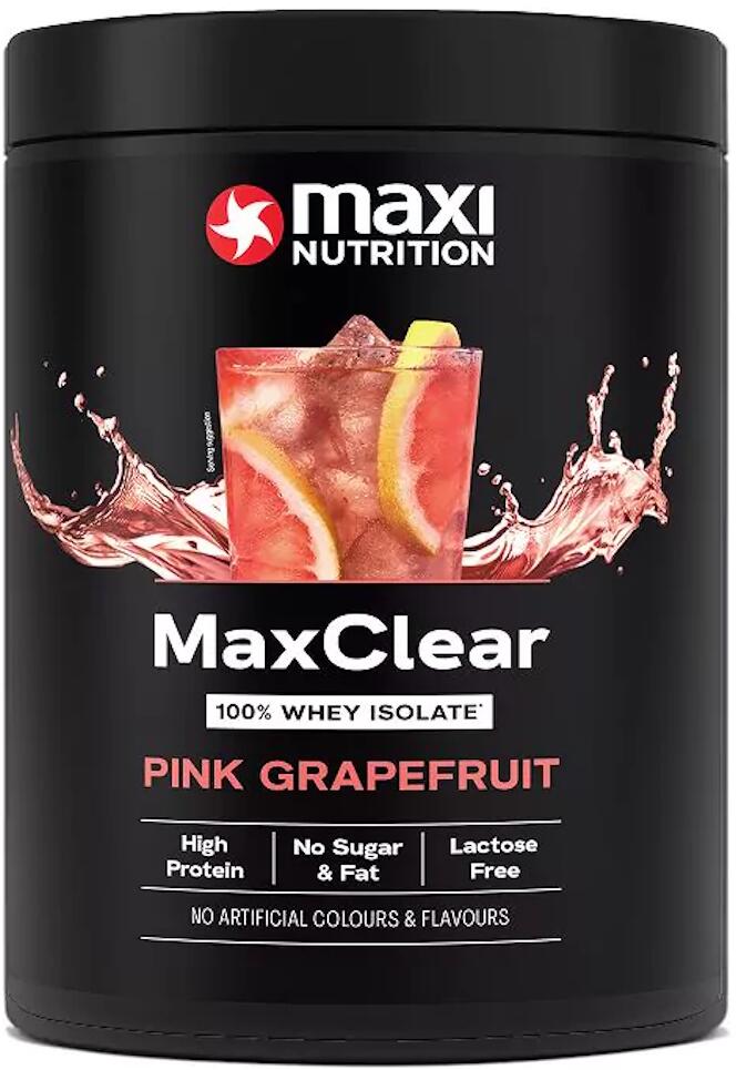 MaxiNutrition MaxClear 100% Whey Protein Isolate, 300 g Dose, Pink Grapefruit