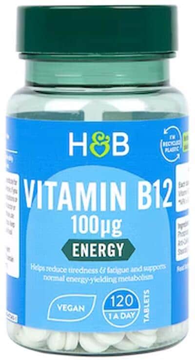 Holland & Barrett Vitamin B12 - 100 mcg, 120 Tabletten