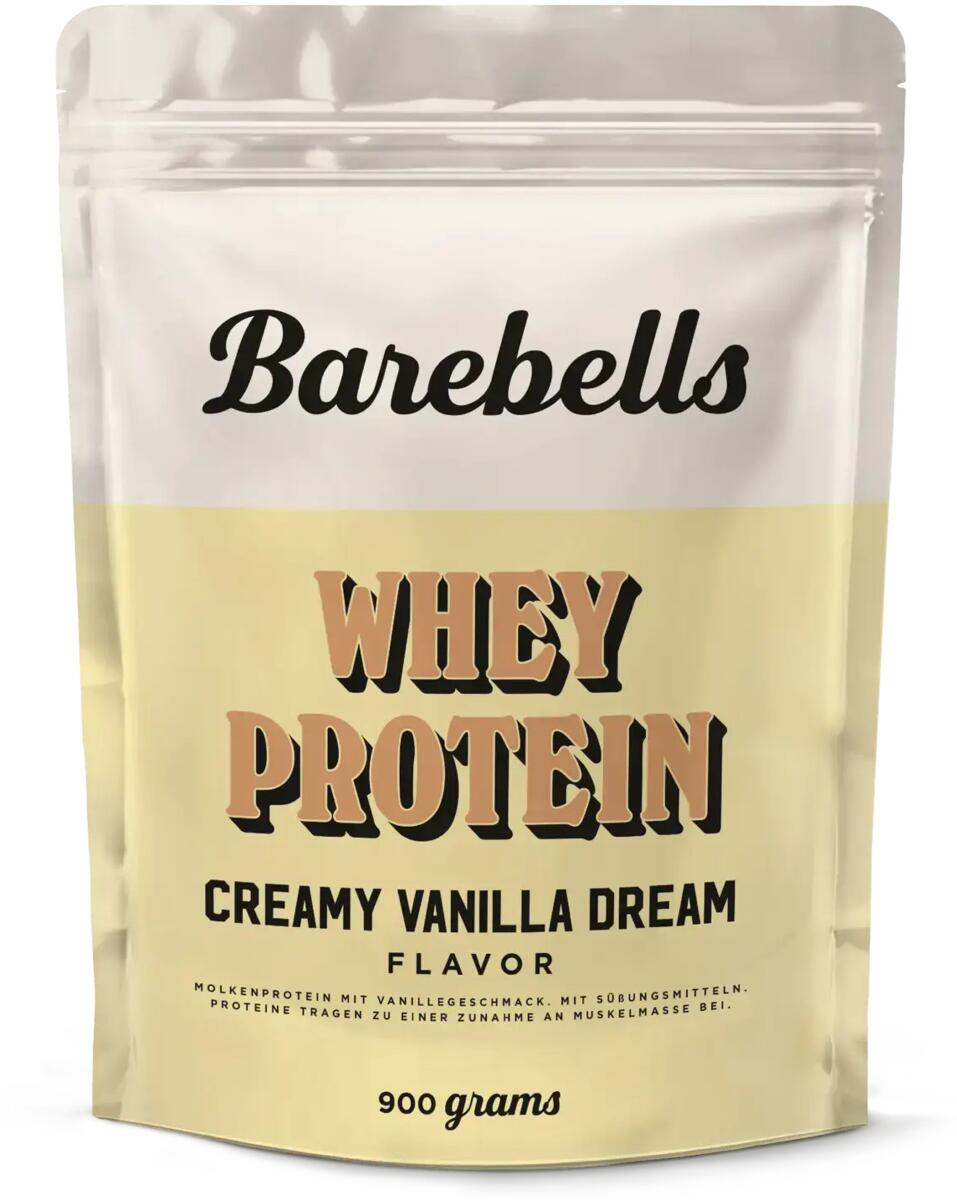 Barebells Whey Protein, 900 g Beutel, Creamy Vanilla Dream