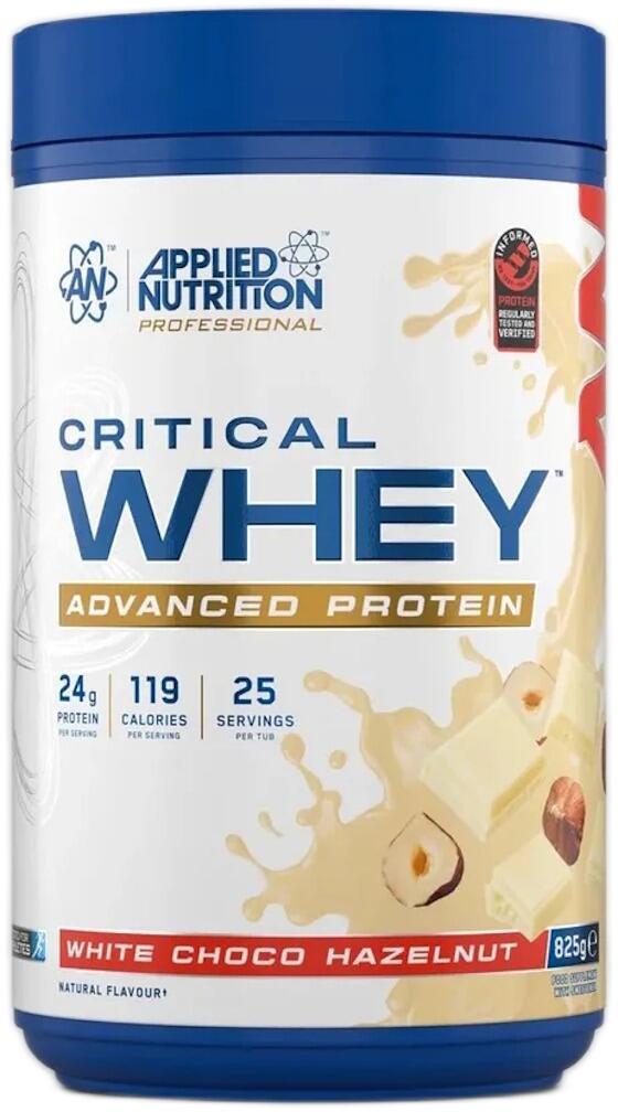 Applied Nutrition Critical Whey, 825 g Dose, White Choco Hazelnut
