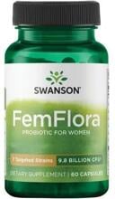 Swanson Femflora Probiotic for Women - 9.8 Billion CFU, 60 Kapseln