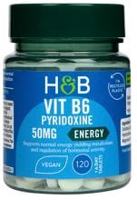 Holland & Barrett Vit B6 Pyridoxine - 50 mg, 120 Tabletten