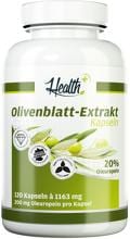 ZEC+ Health+ Olivenblattextrakt, 120 Kapsel Dose