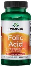 Swanson Folic Acid 800 mcg, 250 Kapseln