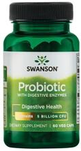 Swanson Probiotic with Digestive Enzymes, 60 Kapseln