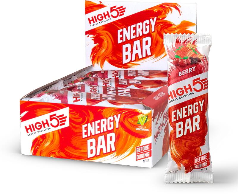 High5 Energy Bar, 12 x 55 g Riegel, Berry