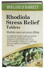 Holland & Barrett Rhodiola Stress Relief - 200 mg, 60 Tabletten