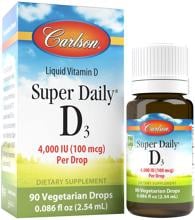 Carlson Labs Super Daily D3, 4000 IU
