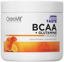 OstroVit True Taste BCAA + Glutamine, 200 g Dose, Orange