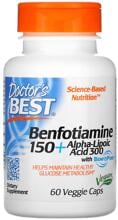 Doctors Best Benfotiamine 150 + Alpha-Lipoic Acid 300