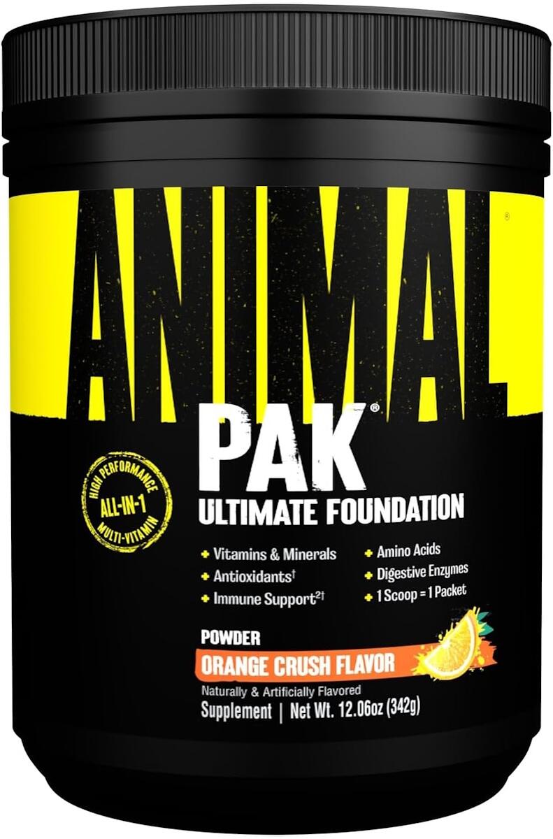 Universal Nutrition Animal Pak Powder, 312 g Dose, Orange